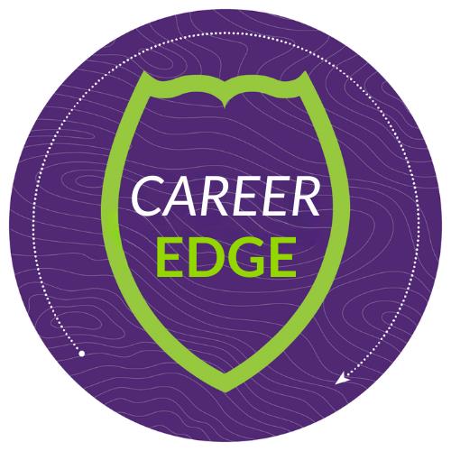Career Edge logo within St. Thomas academic shield