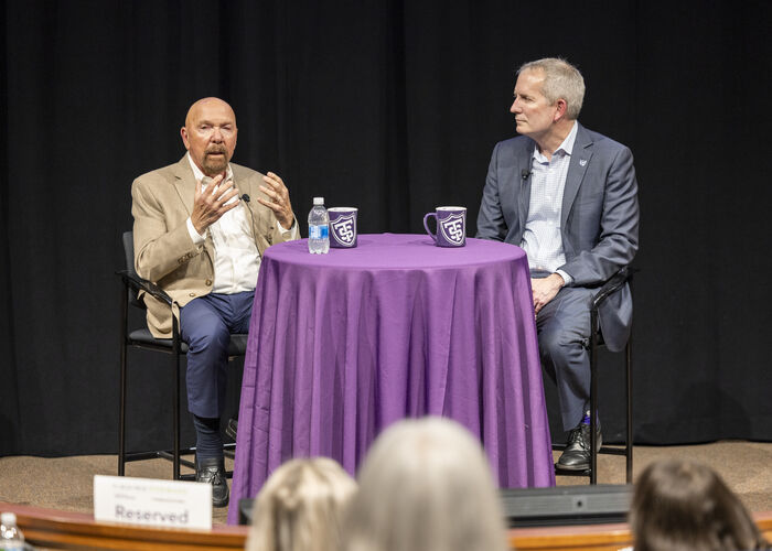Richard M. Schulze, founder and chairman emeritus, Best Buy Co, Inc., St. Thomas trustee emeritus and founding benefactor of the Schulze School of Entrepreneurship, joins President Rob Vischer for a Finding Forward conversation.