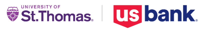 University of St. Thomas logo next to U.S. Bank logo
