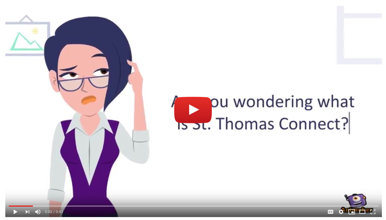 Video describing St. Thomas Connect and the resources it offers